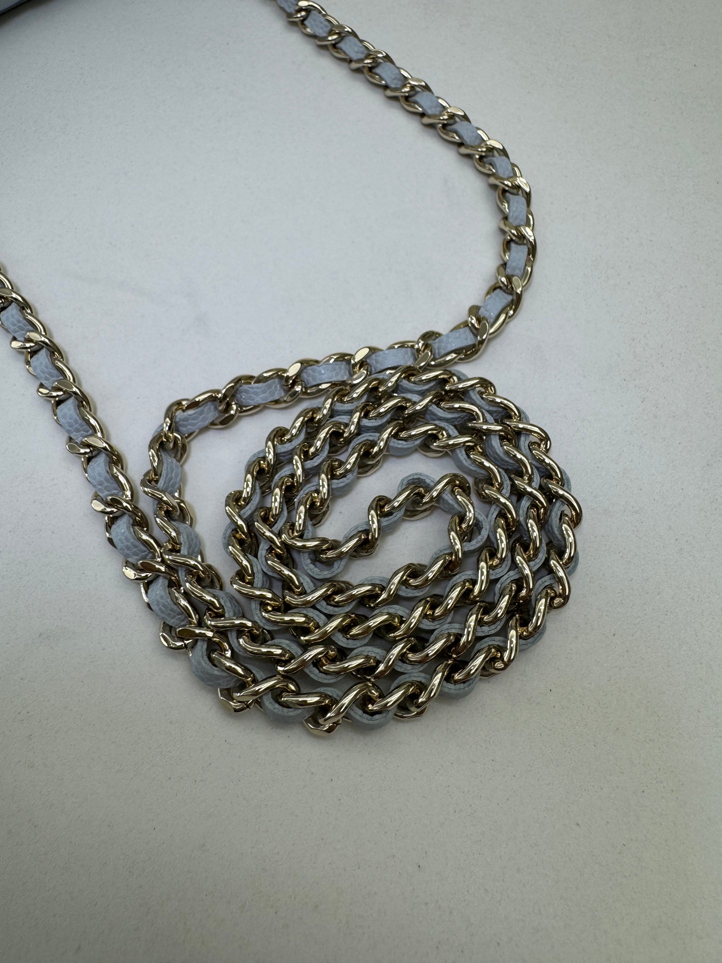 CHANEL 25S Kelly 手機包 Baby Blue