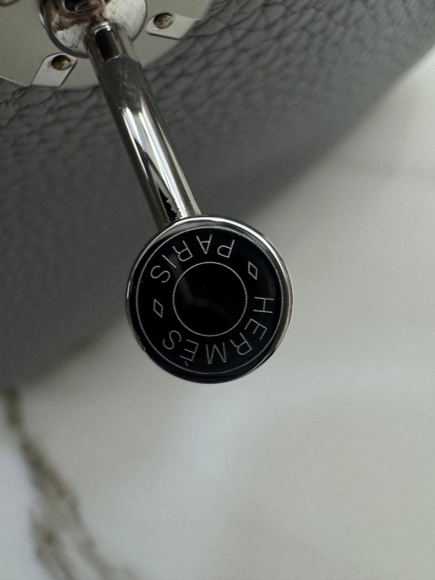 HERMES Mini Lindy II 木偶灰銀扣 TC Gris Platin PHW