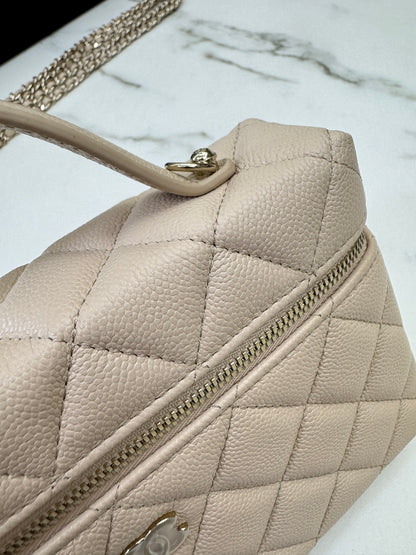 CHANEL LP盒子包 淺杏色