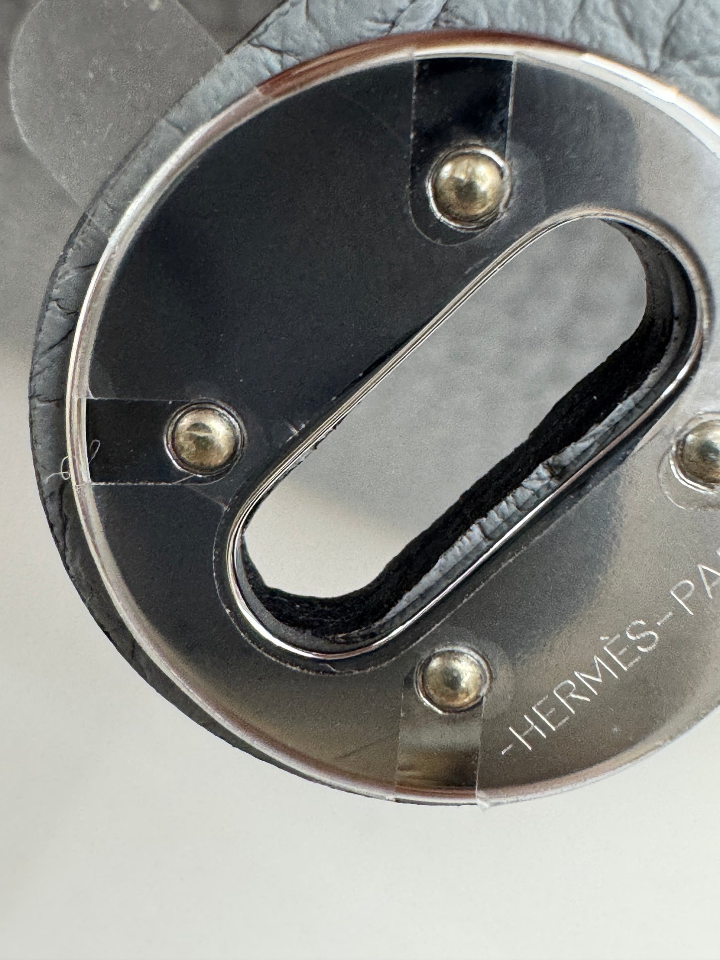 HERMES Mini Lindy II 木偶灰銀扣 TC Gris Platin PHW