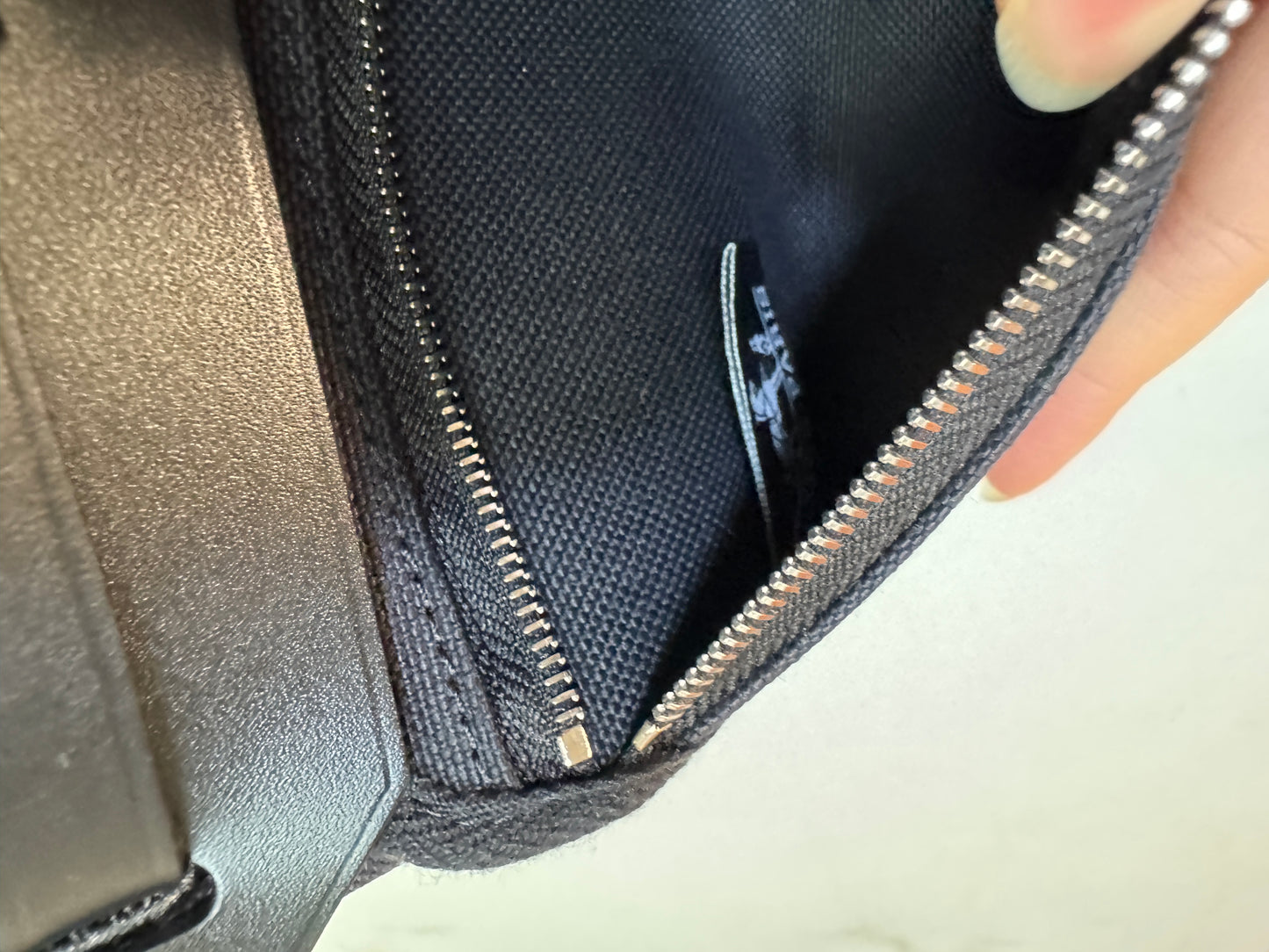 HERMES Mini Herbag 黑銀