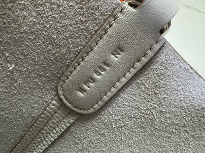 HERMES In The Loop 豬鼻菜籃子 M4奶灰色銀扣 Gris Pale PHW