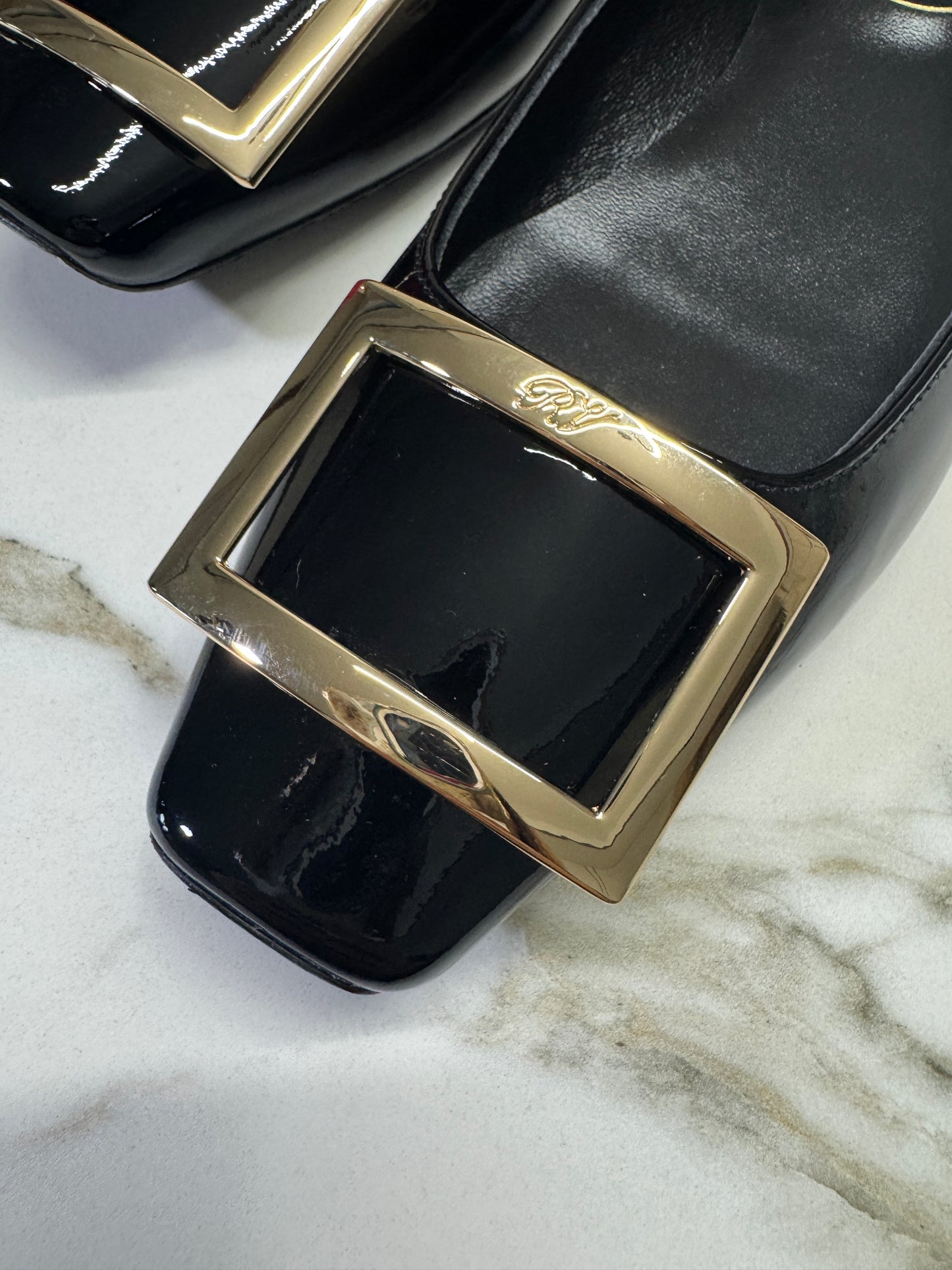 RV Trompette 漆皮芭蕾舞鞋