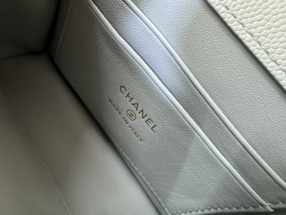 CHANEL 超Mini Coco Handle 24K 灰藍色