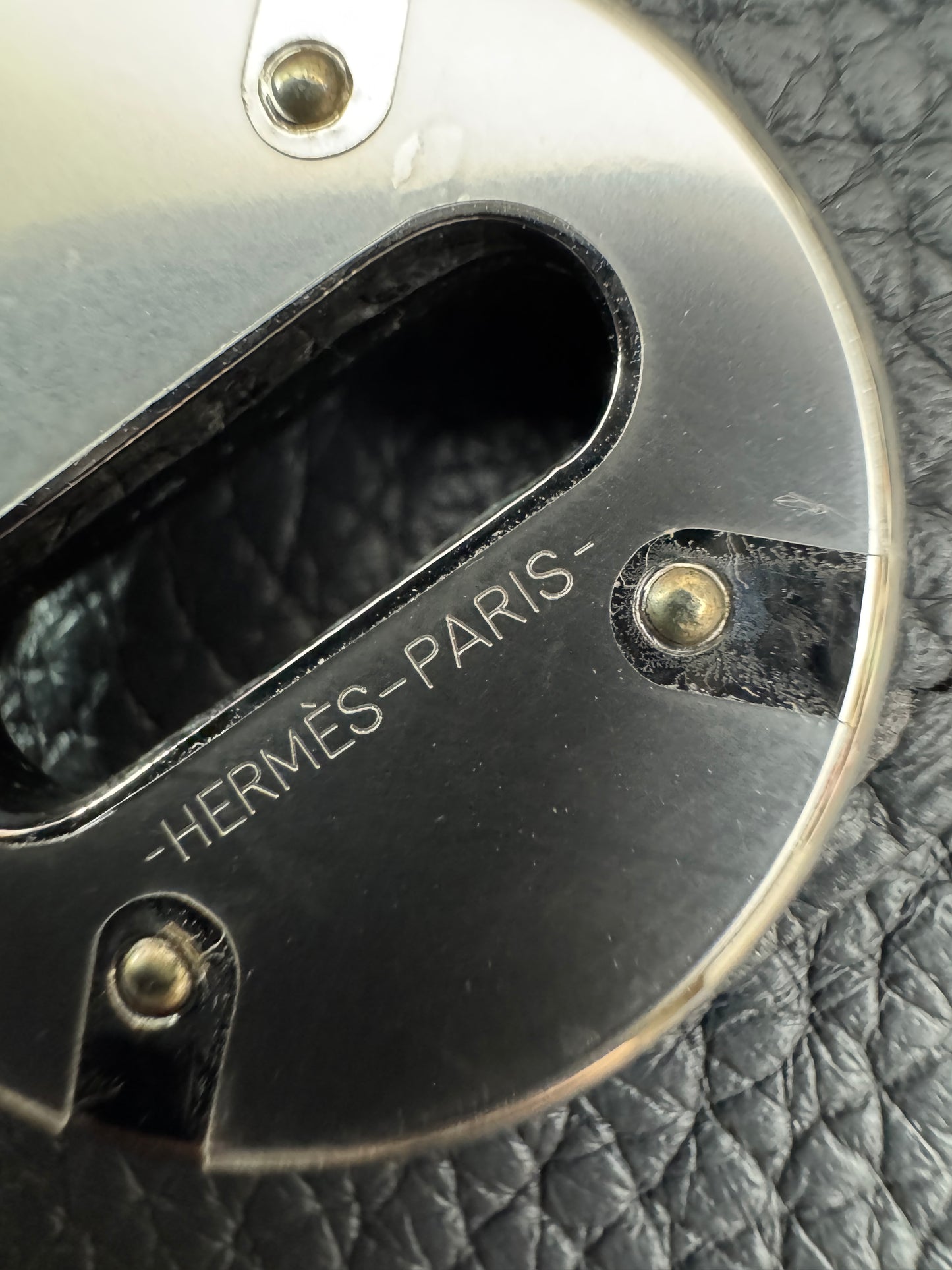 HERMES Lindy 26 石板灰銀扣 85 Ardoise TC PHW