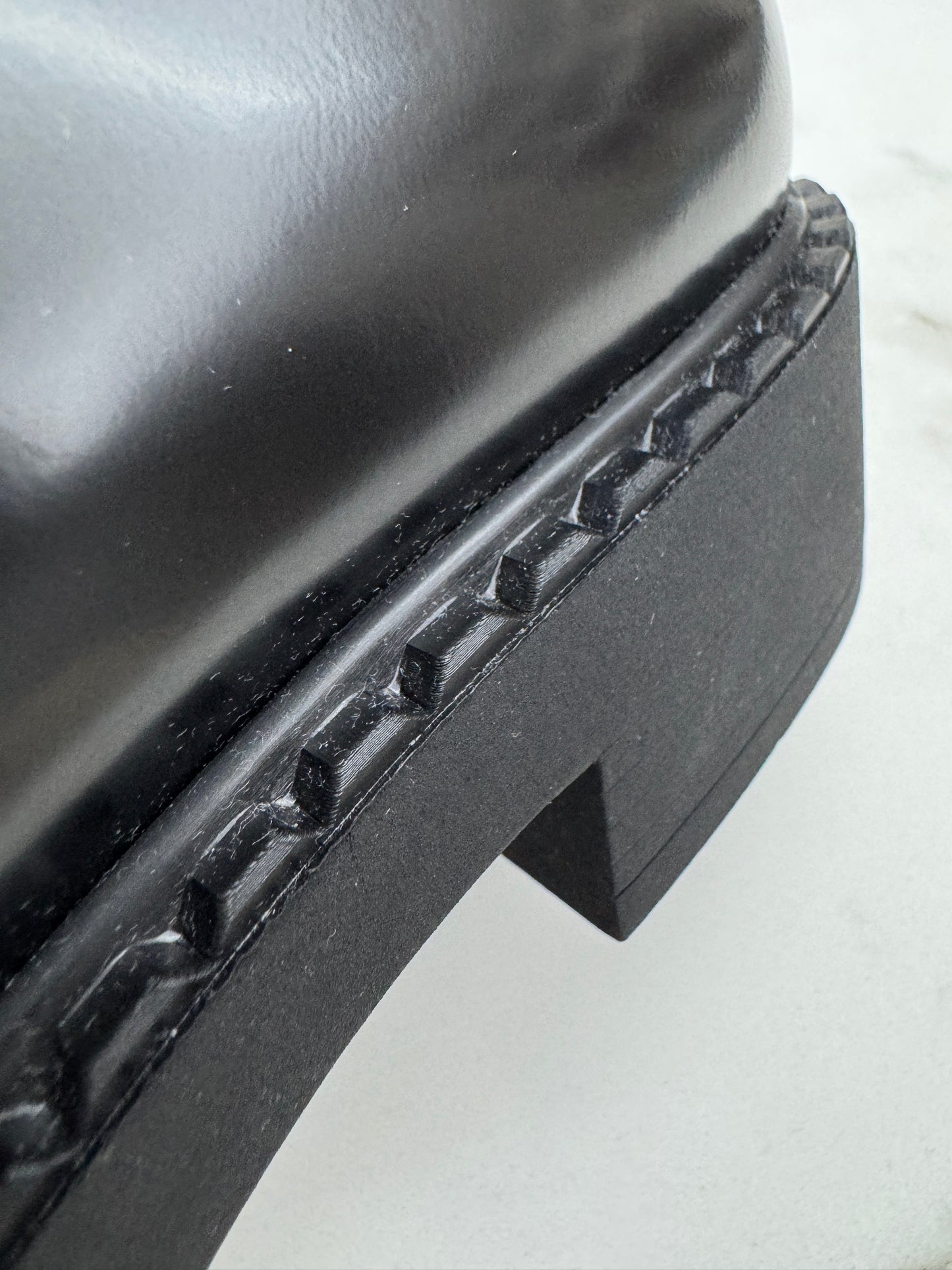 PRADA 光面皮革Loafers