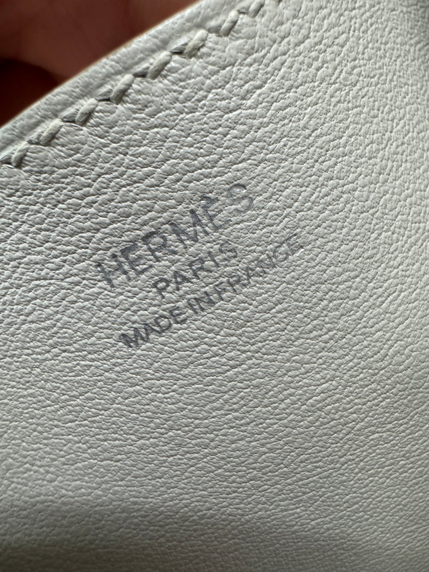 HERMES In The Loop 豬鼻菜籃子 M4奶灰色銀扣 Gris Pale PHW