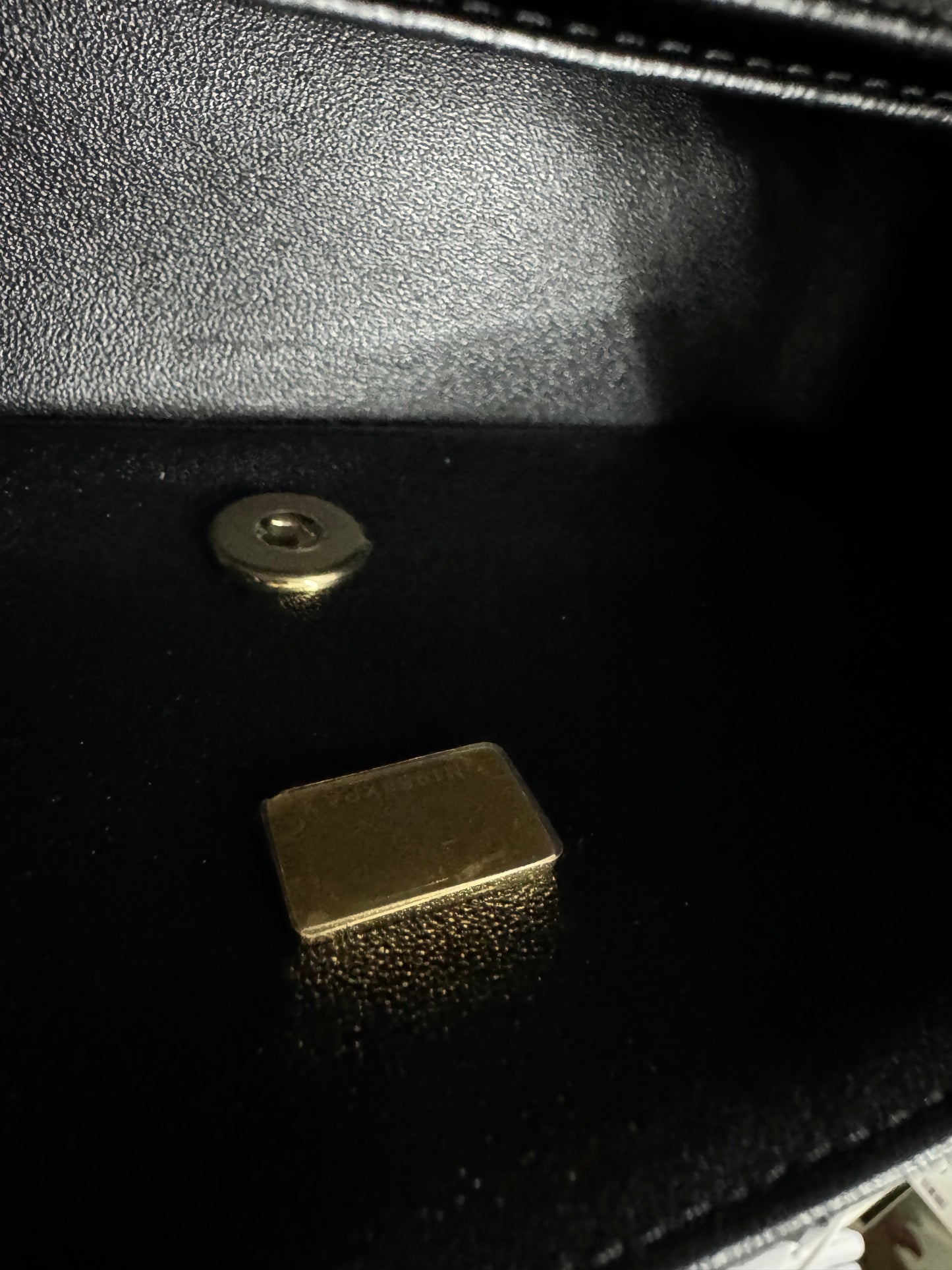 CHANEL CF20 羊皮 黑色淡金扣