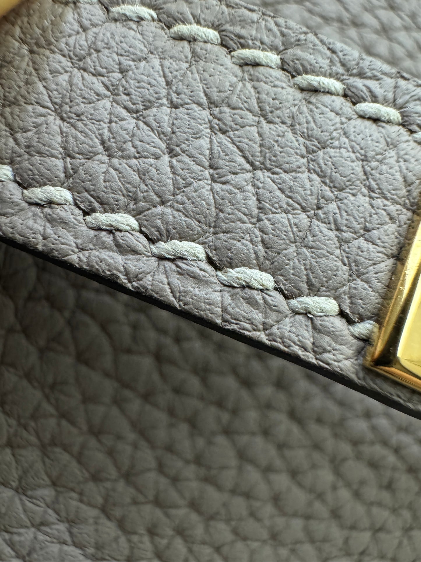 HERMES Kelly 25 斑鳩灰金扣 內縫 Togo 81 Gris Tourterelle GHW