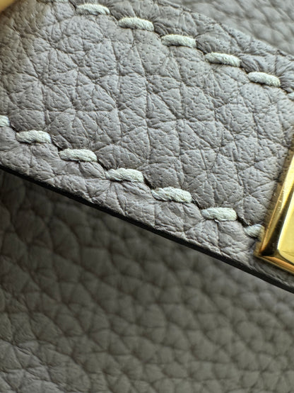 HERMES Kelly 25 斑鳩灰金扣 內縫 Togo 81 Gris Tourterelle GHW