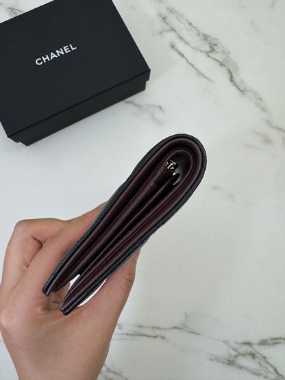 CHANEL Passport Holder 黑金牛 Black Caviar Calfskin