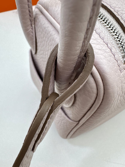 HERMES Mini Lindy 夢幻紫銀扣