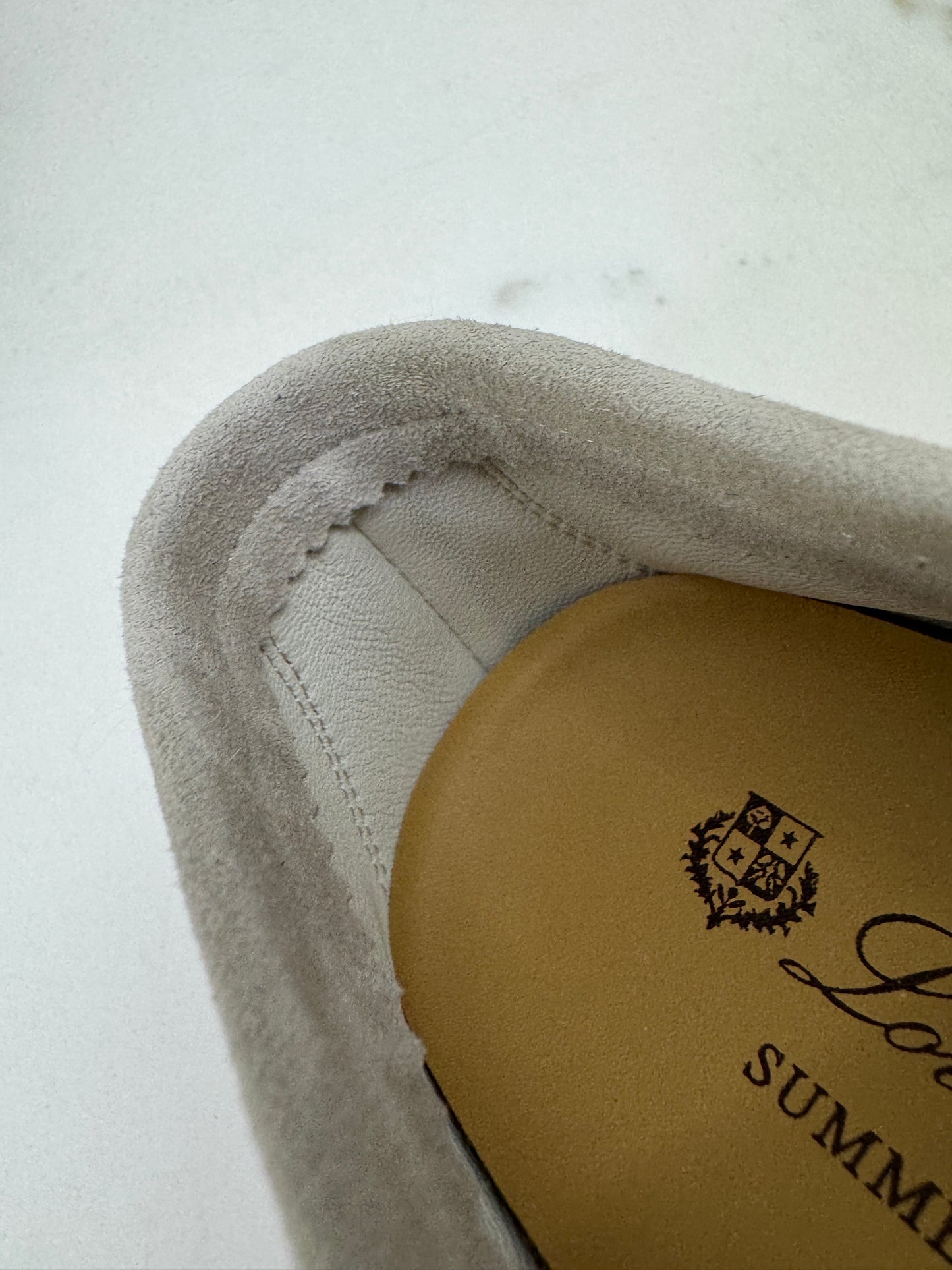 LORO PIANA Summer Walk Loafer 珍珠灰