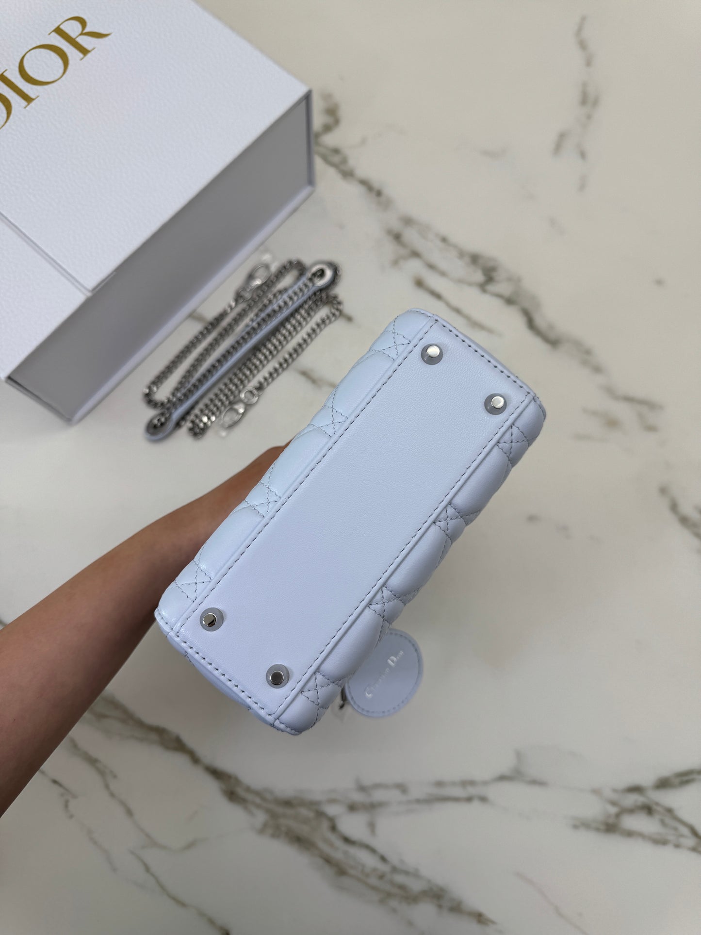 DIOR Mini Lady Dior Shirt Blue