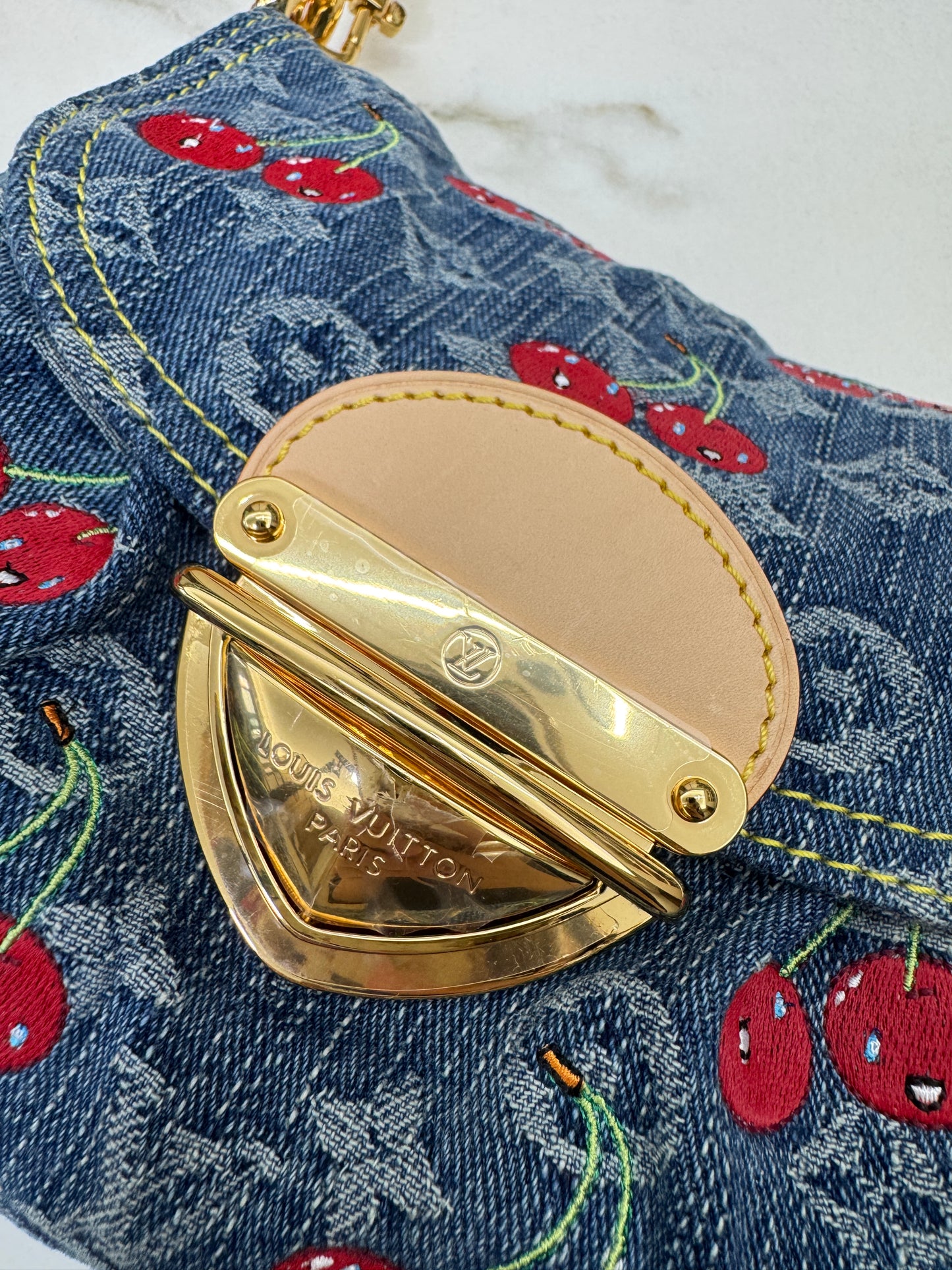LV X TM Sunset Cherry Denim