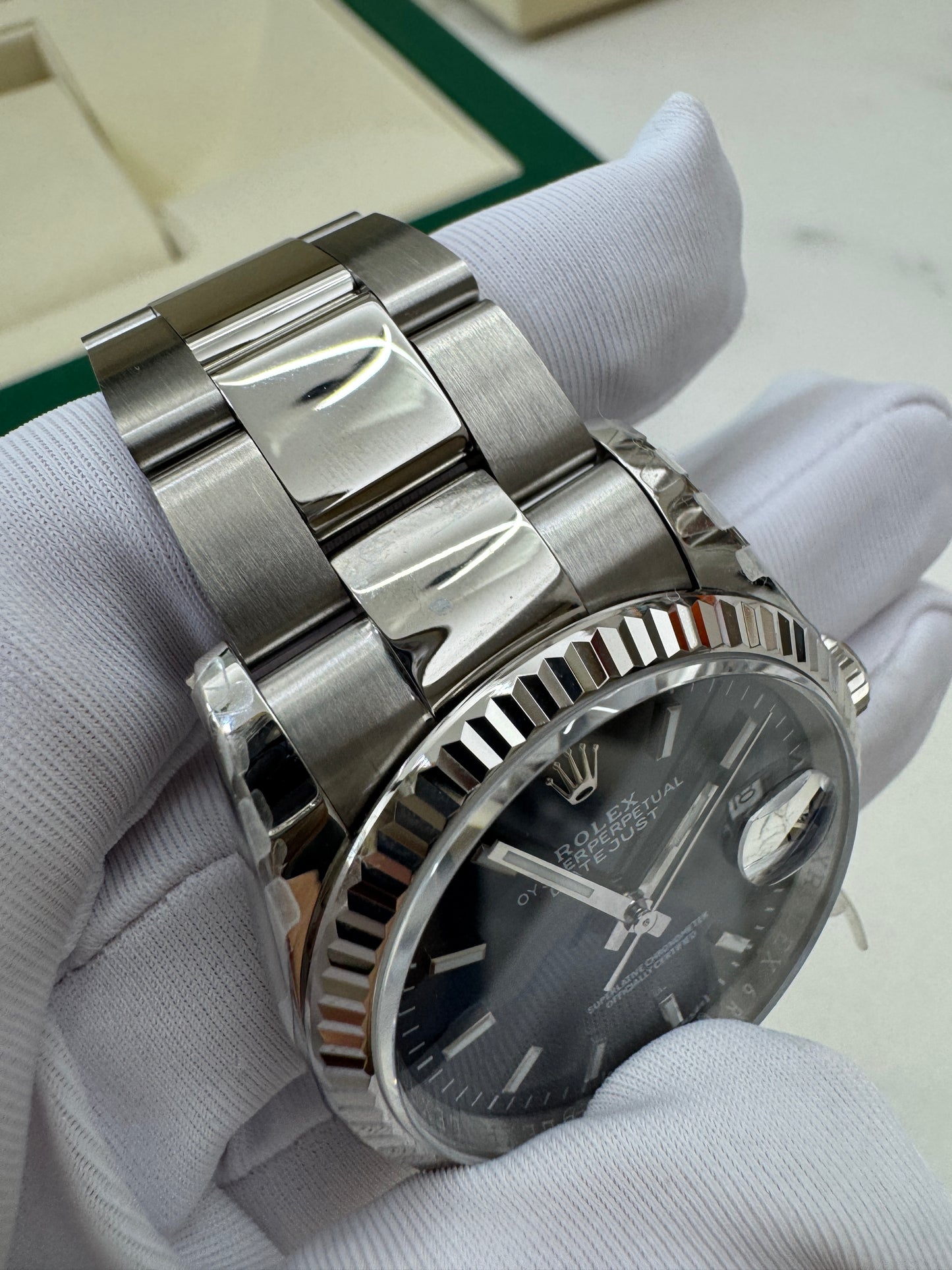 ROLEX Datejust 36mm 太陽圈藍盤 M126234