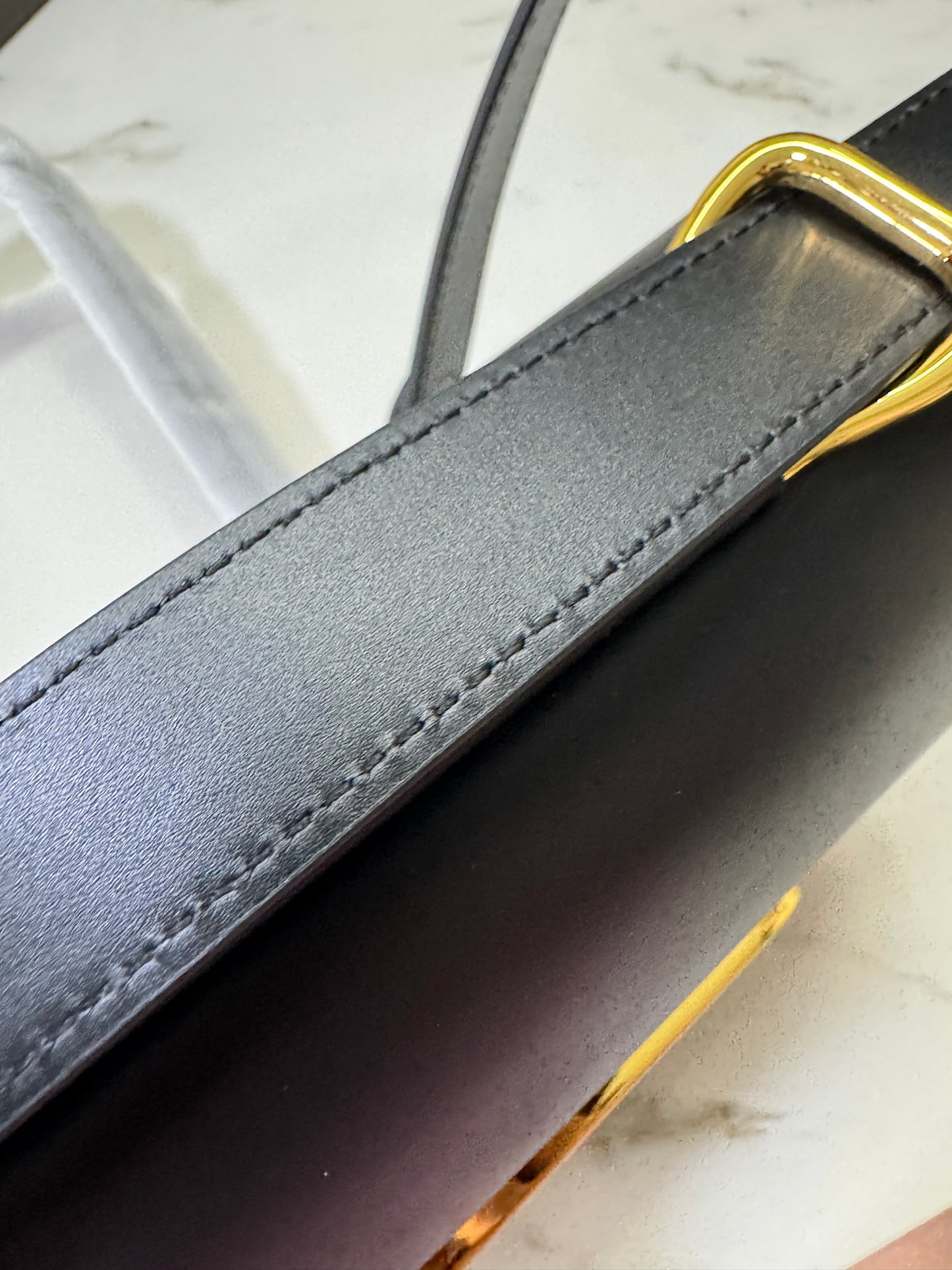 DELVAUX Lingot Shinny Calfskin