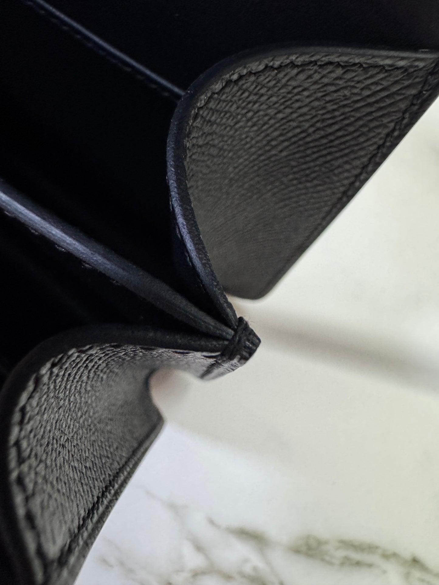 HERMES Mini Constance 新版 附鏡子 黑銀 Epsom PHW