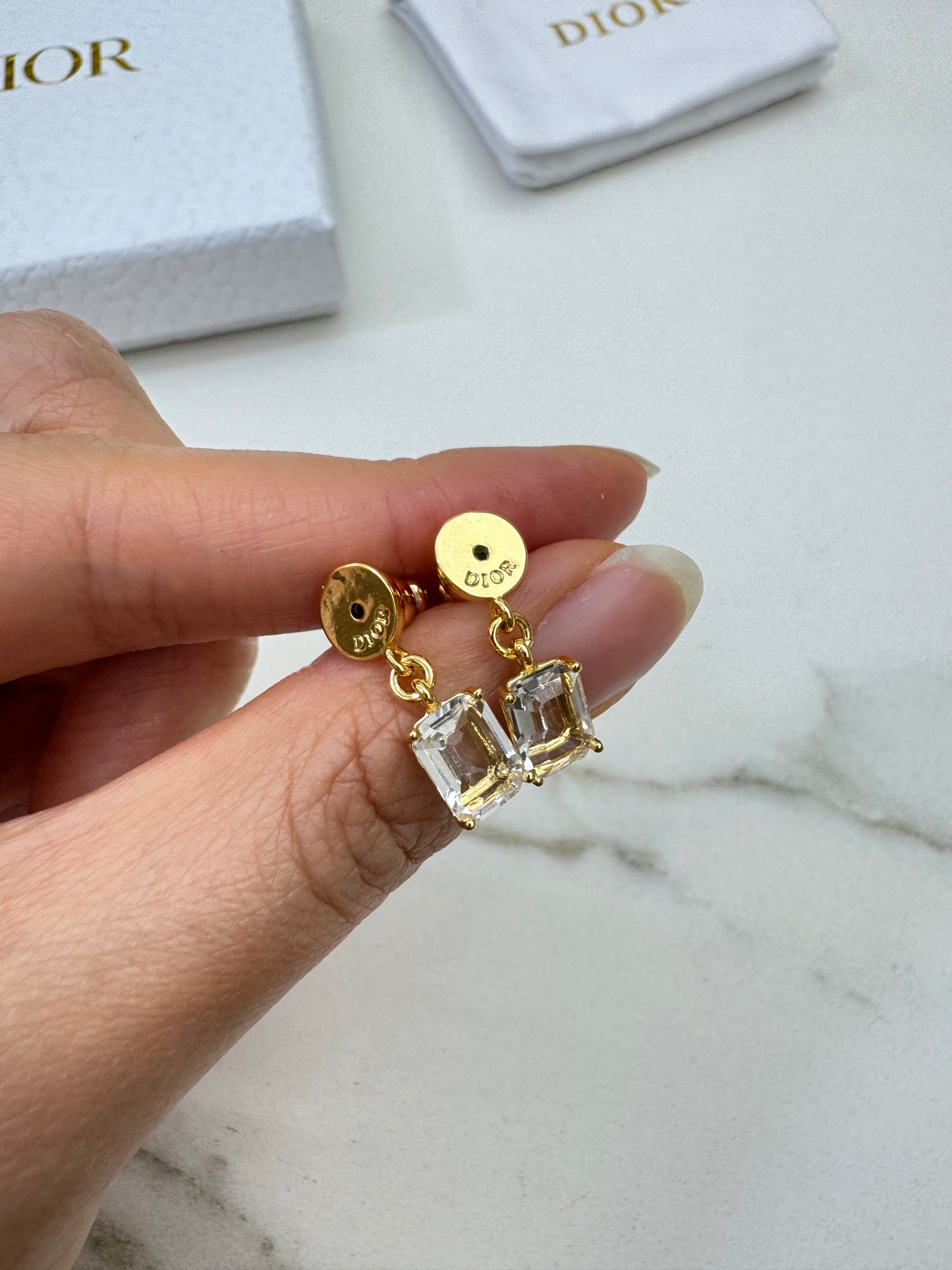 DIOR CD星星 鴛鴦兩戴耳環 Earrings