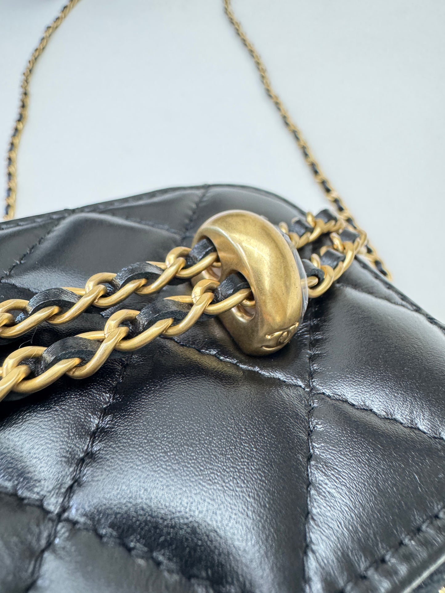 CHANEL 25S 雙金珠長盒子 Vanity