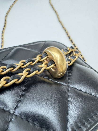 CHANEL 25S 雙金珠長盒子 Vanity