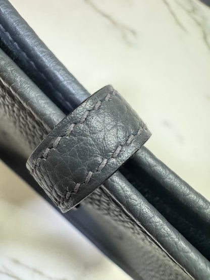 HERMES Mini Evelyn 石板灰銀扣 85 Ardoise PHW