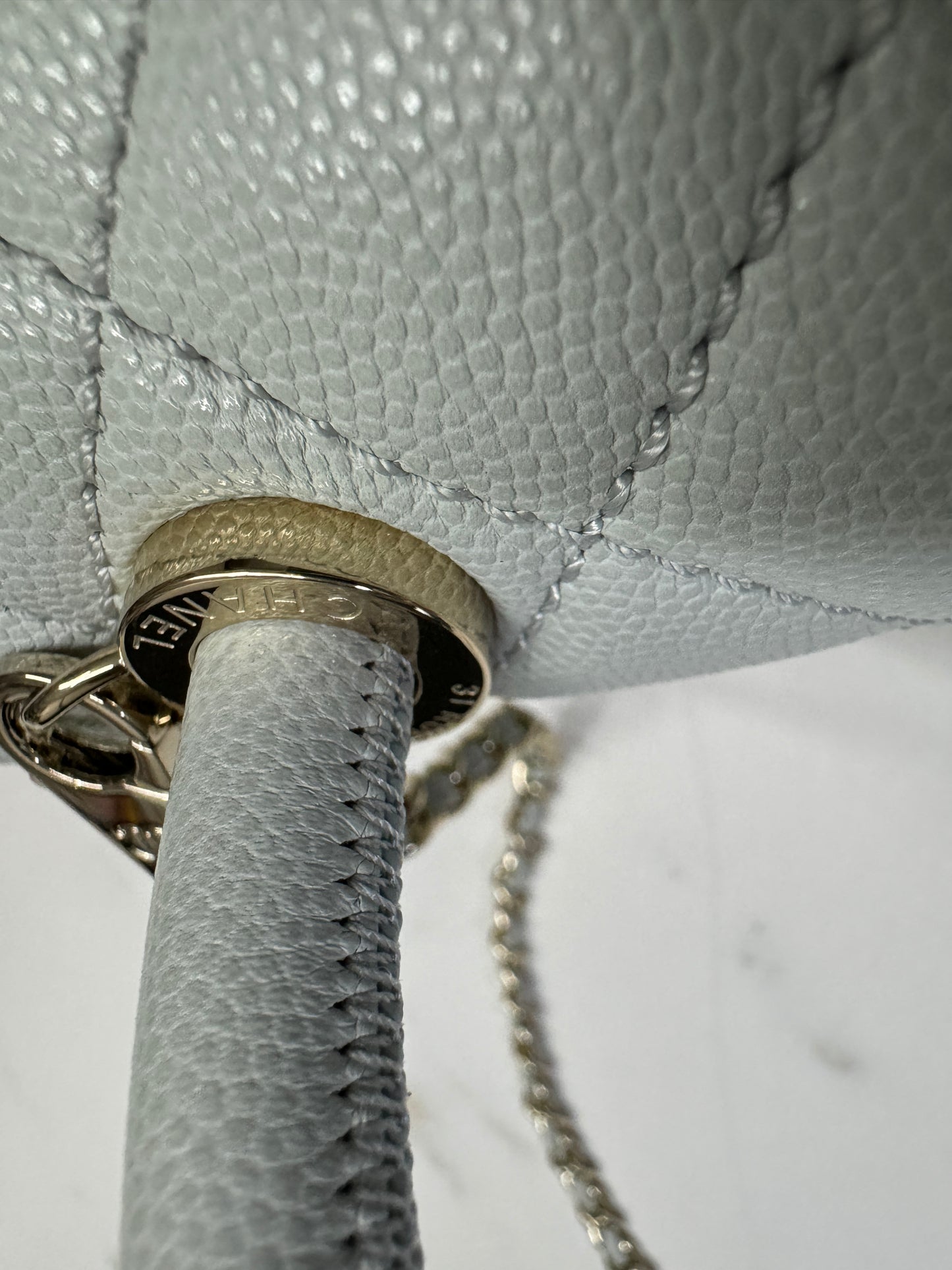 CHANEL Cocohandle 冰川藍 24P Small