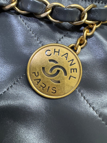 CHANEL 22Bag 小號 深灰色