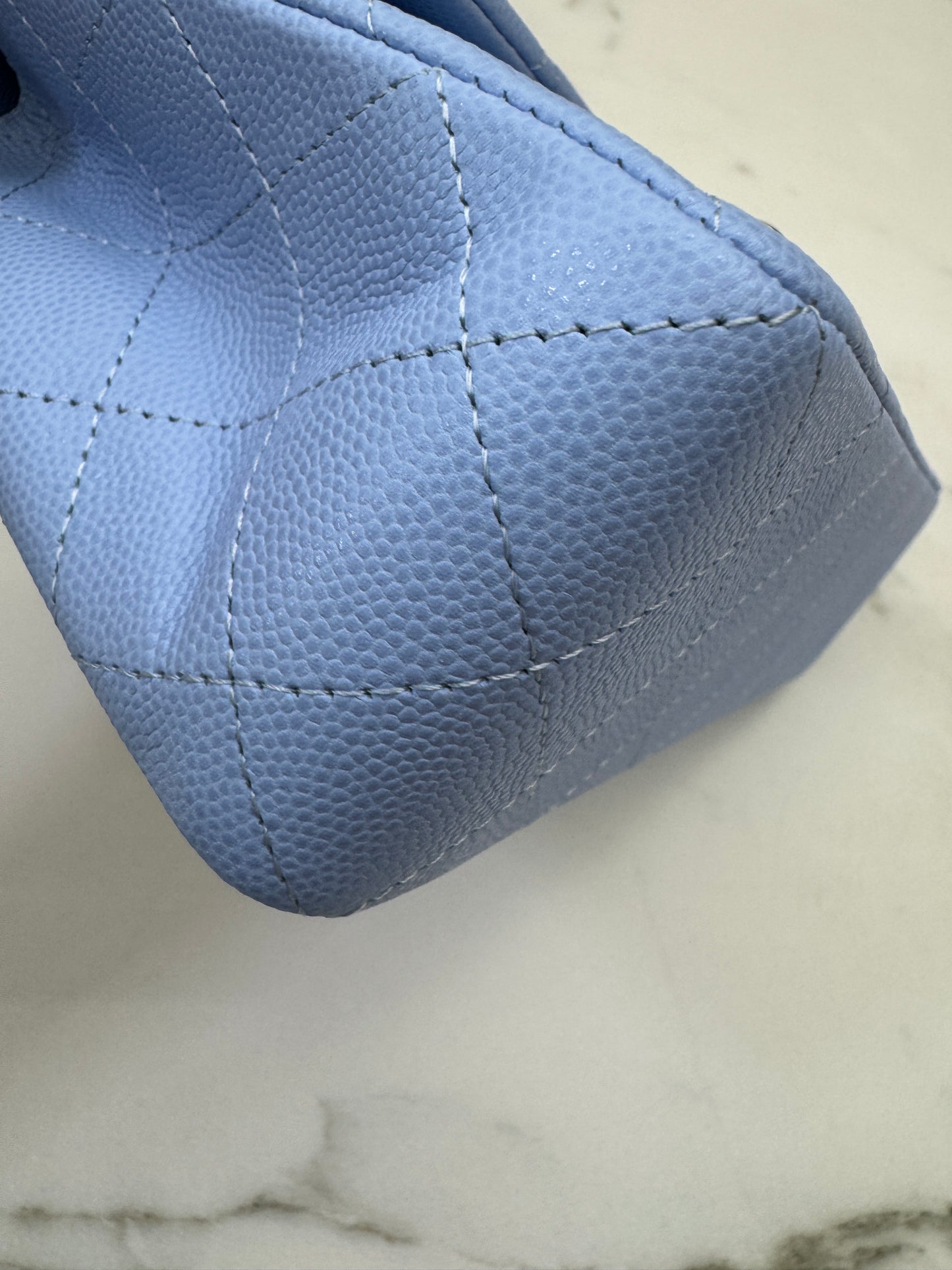 CHANEL CF23 Small 23P粉藍色