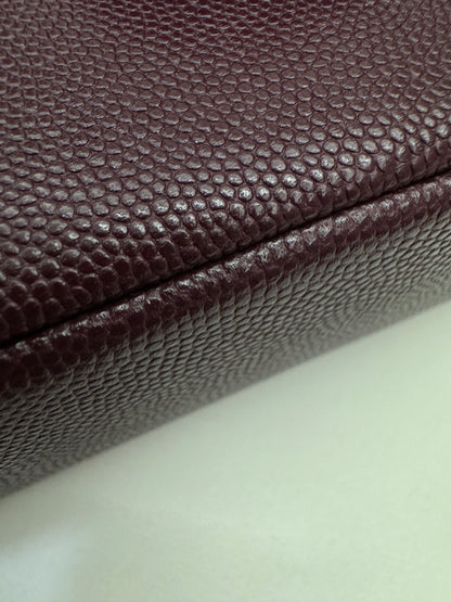 CHANEL Preppy Coco Small 酒紅色
