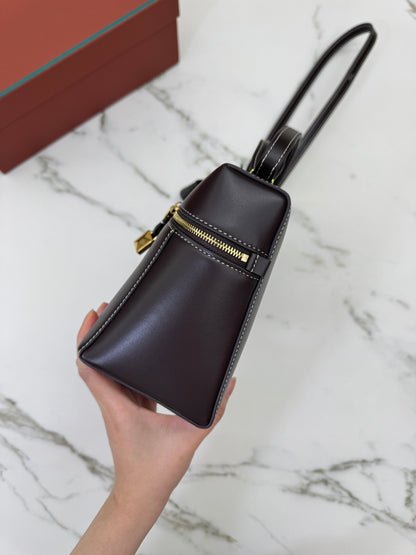 LORO PIANA Extra Bag 27 Dark Chocolate