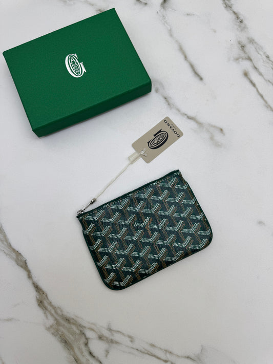 GOYARD Senat Mini Pouch Green