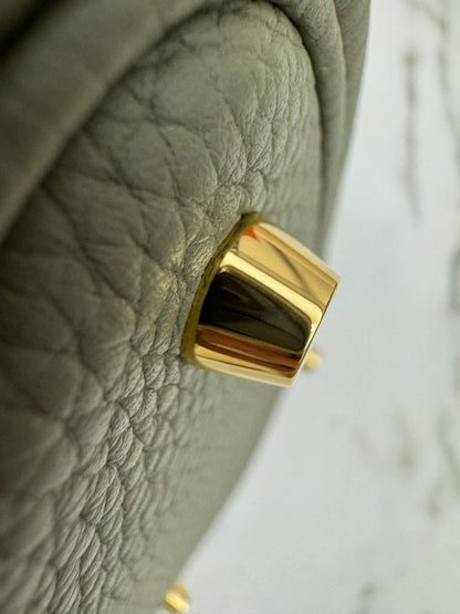 HERMES Picotin Lock 18 鼠尾草綠金扣 Q1 Sauge GHW￼