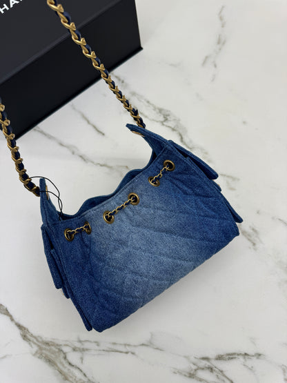 CHANEL Mini 25 Bag 藍牛仔