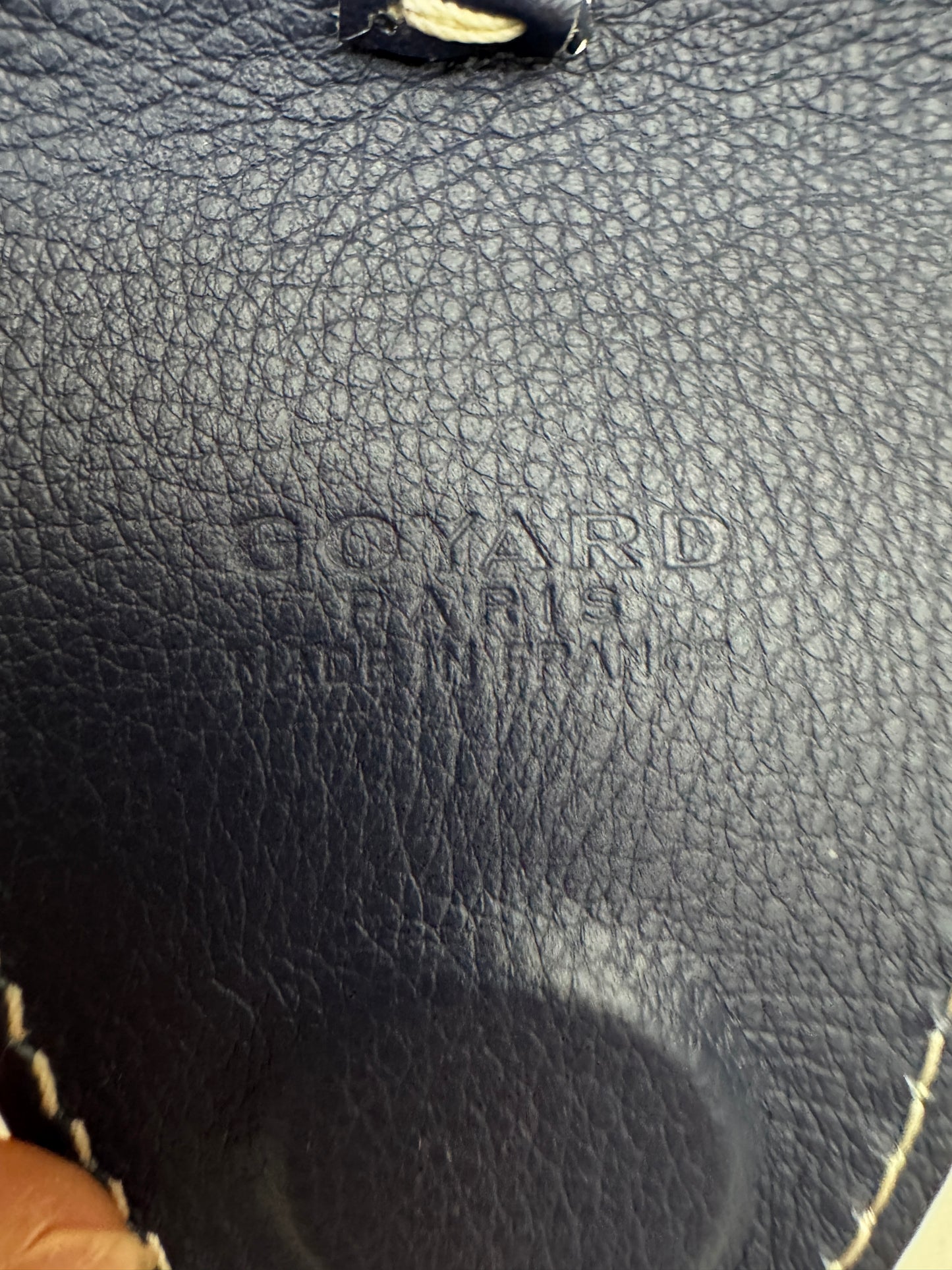 GOYARD Mini Anjour Tote 海軍藍【另配包夾】