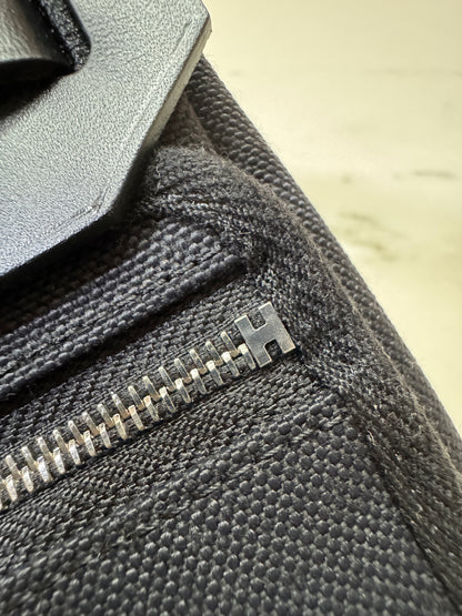 HERMES Mini Herbag 黑銀