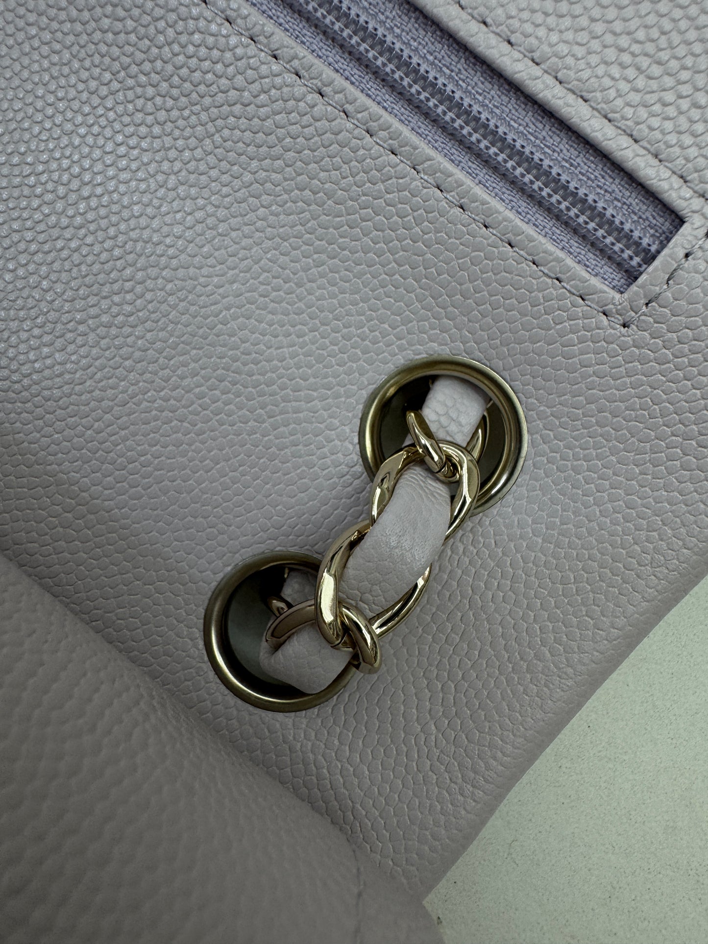 CHANEL 21S 淺粉紫 Classic Flap Small CF23 Liliac