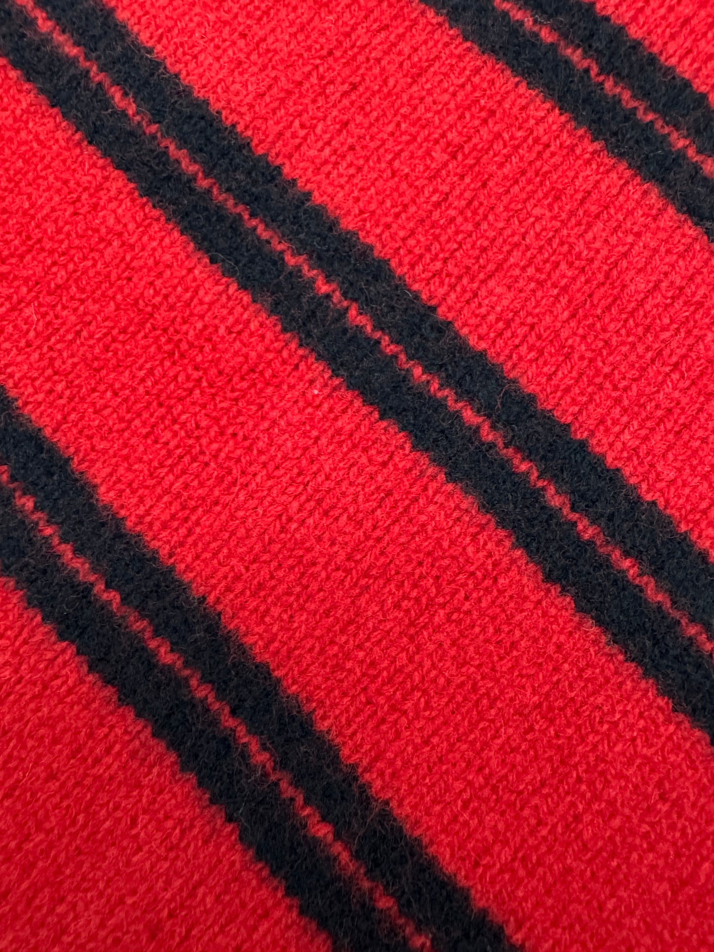 MIU MIU 紅色條紋針織開衫