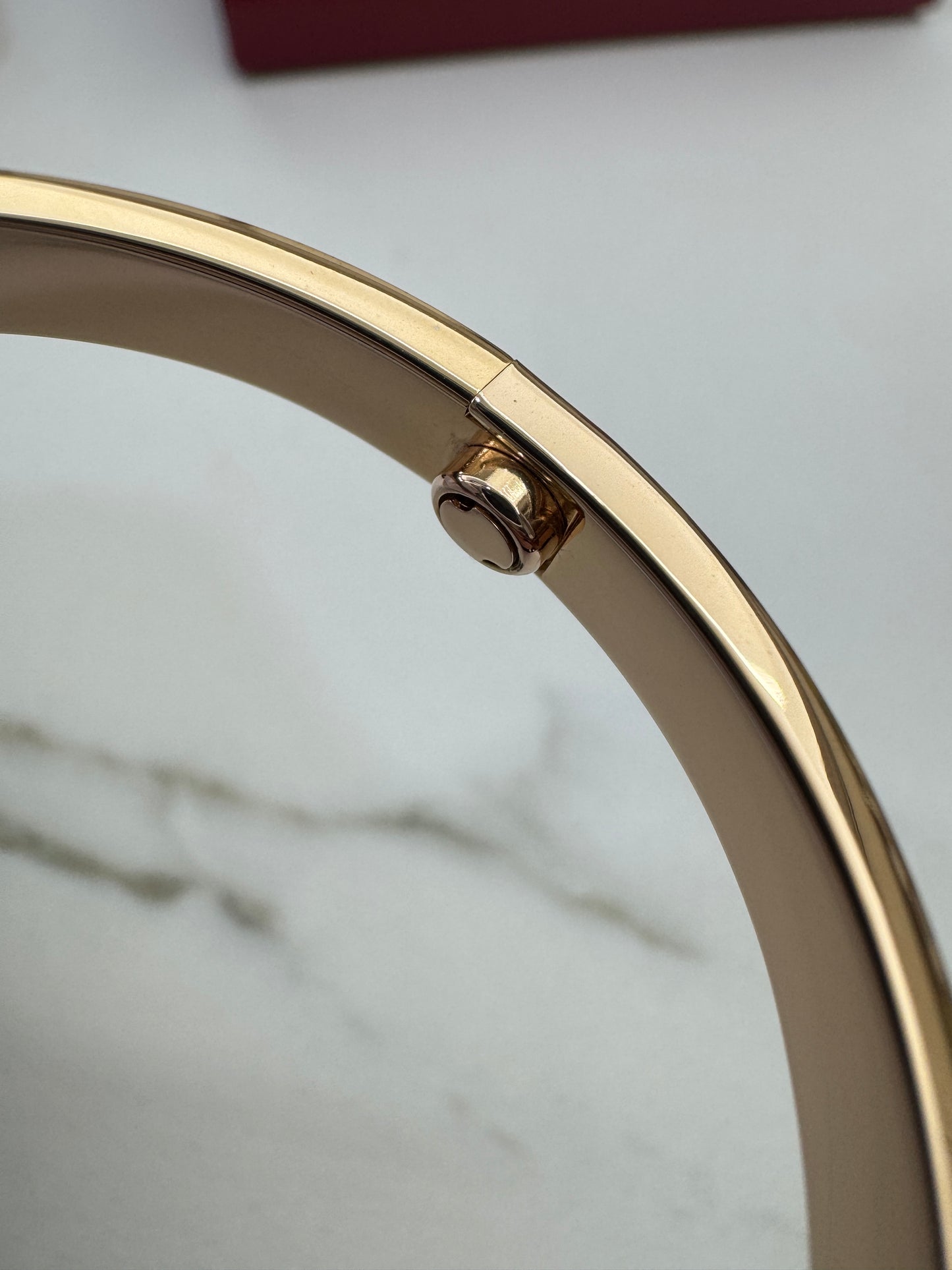 CARTIER Love Bracelet Classic Brushed Rose Gold 磨砂玫瑰金