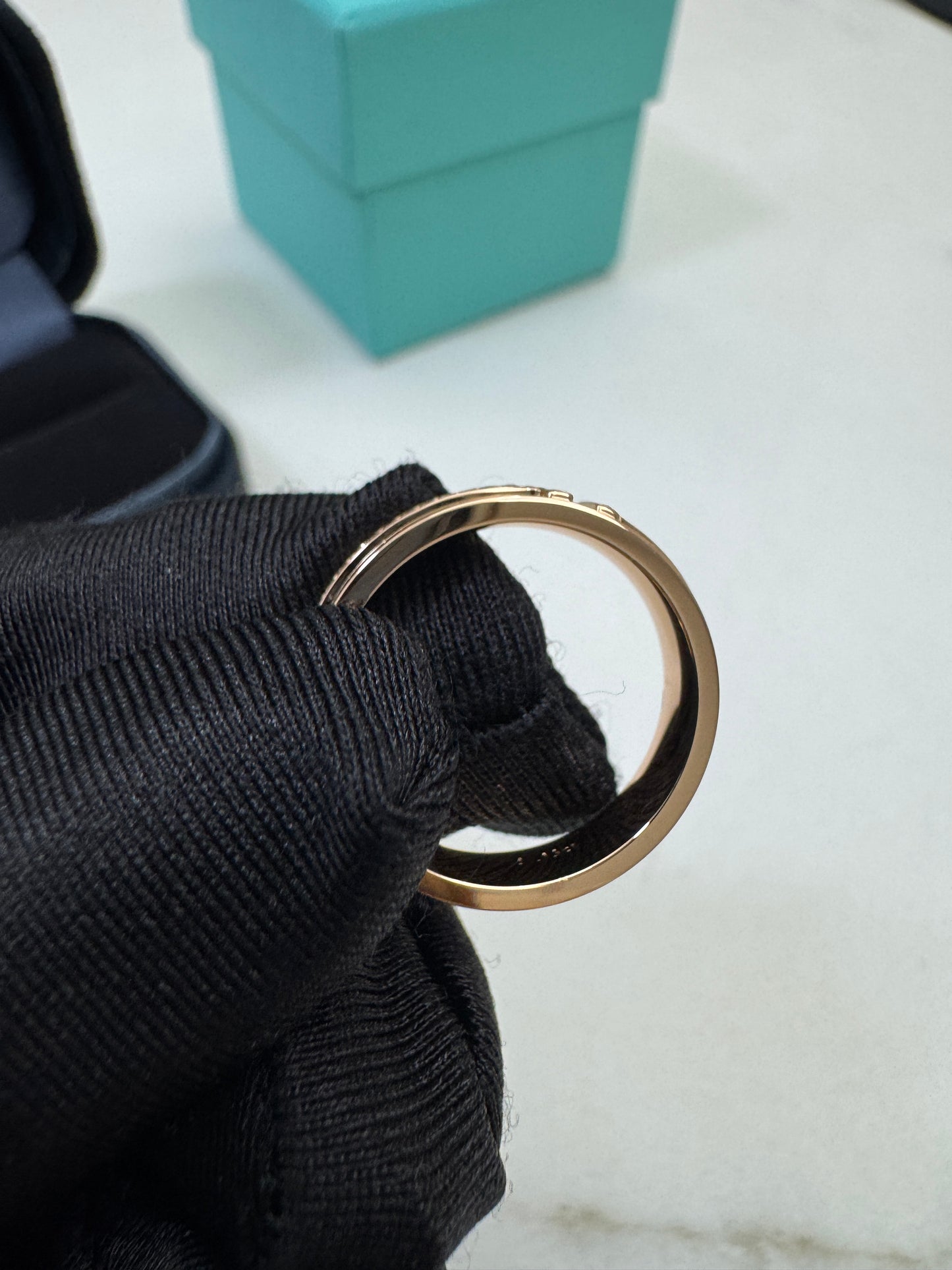 TIFFANY T1 玫瑰金戒指