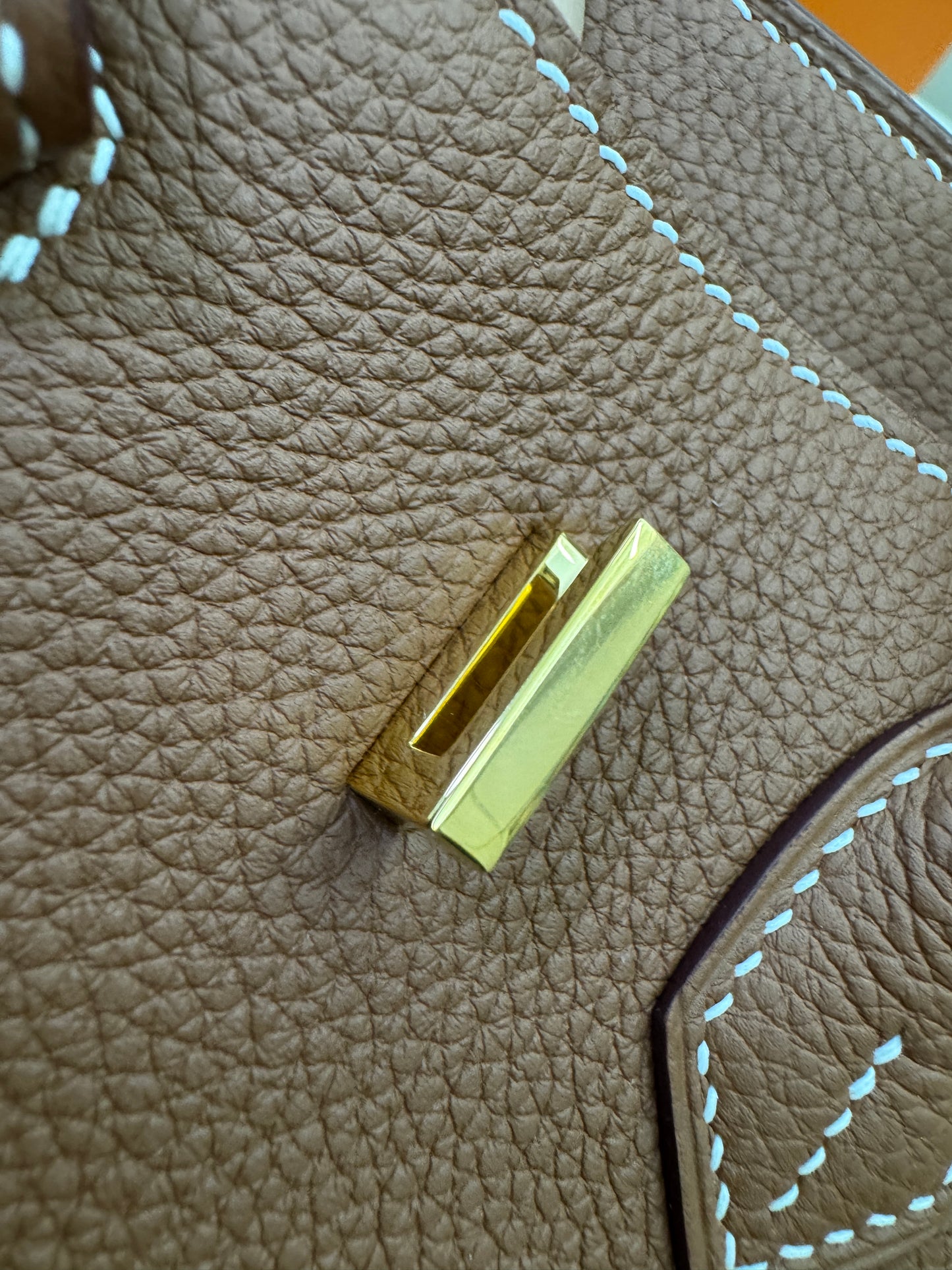 HERMES Birkin 25 金棕色金扣 Togo Gold GHW