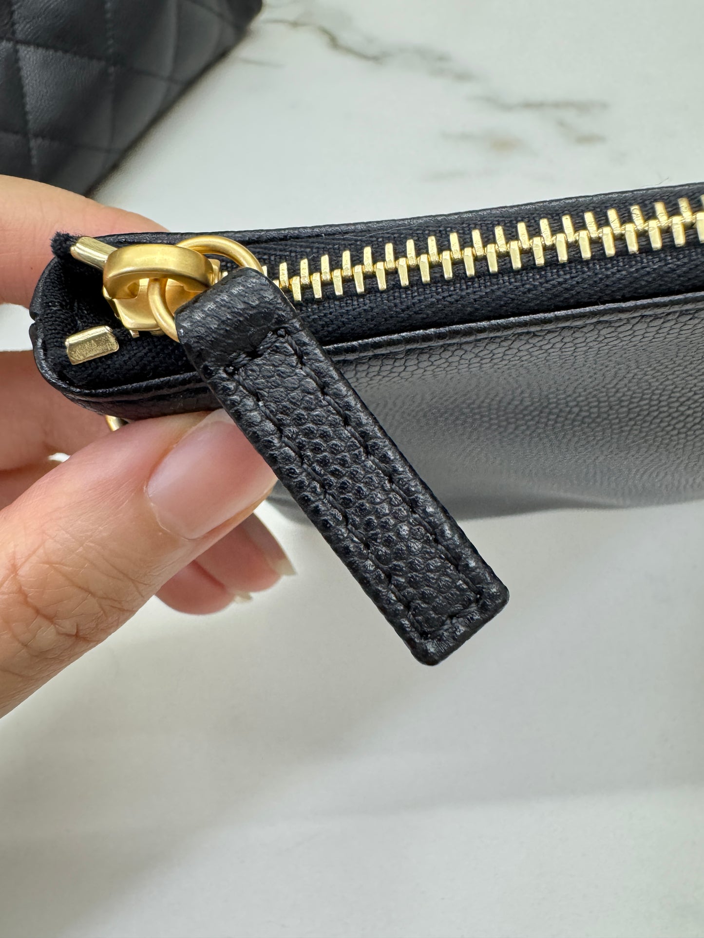 CHANEL 25Bag Medium 黑色荔枝皮