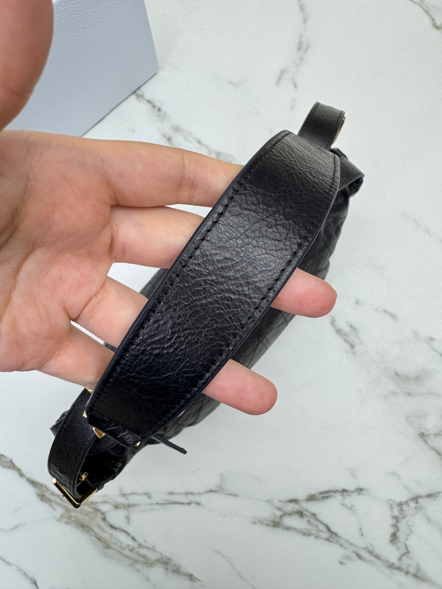 DIOR D-Journey Small 黑色油臘皮