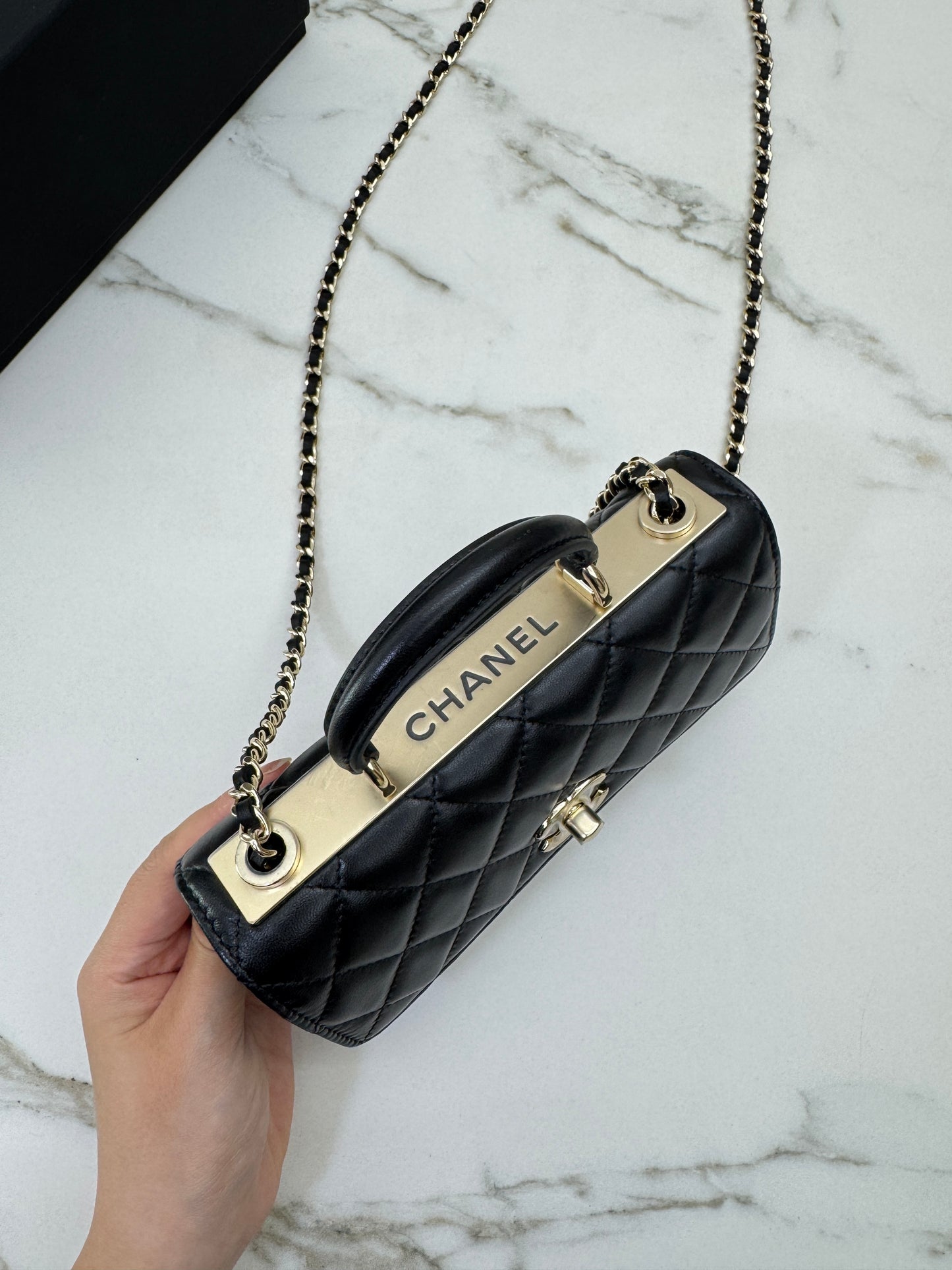 CHANEL Trendy CC 手柄woc wallet on chain