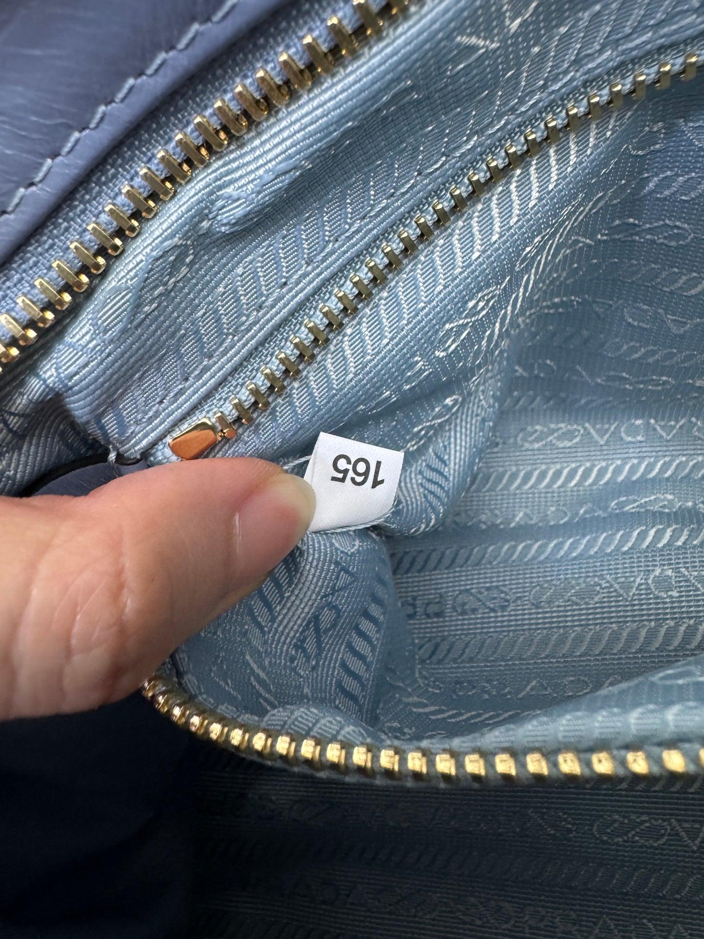 PRADA Bonnie Medium Aviation Blue