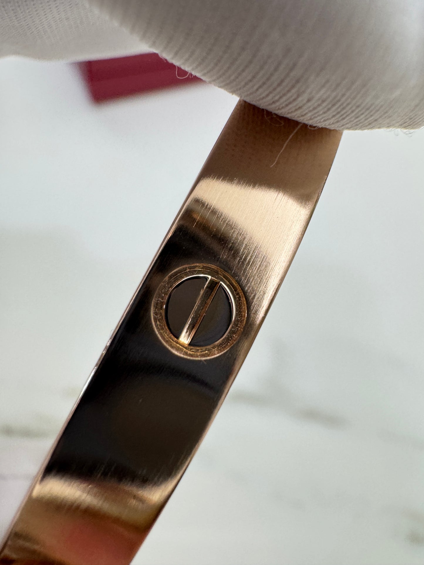 CARTIER Love Bracelet Classic Brushed Rose Gold 磨砂玫瑰金