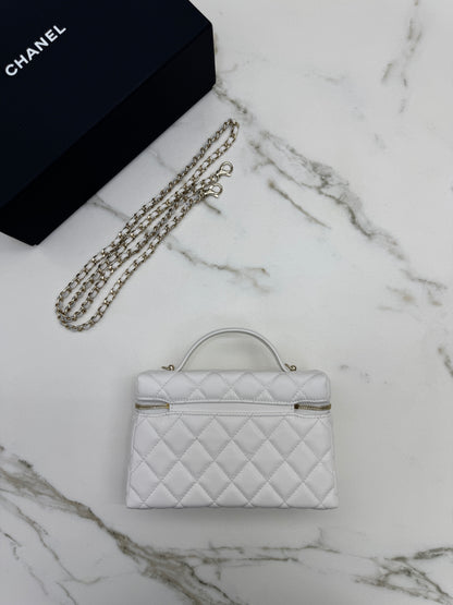 CHANEL 25C LP盒子包 白色 Vanity