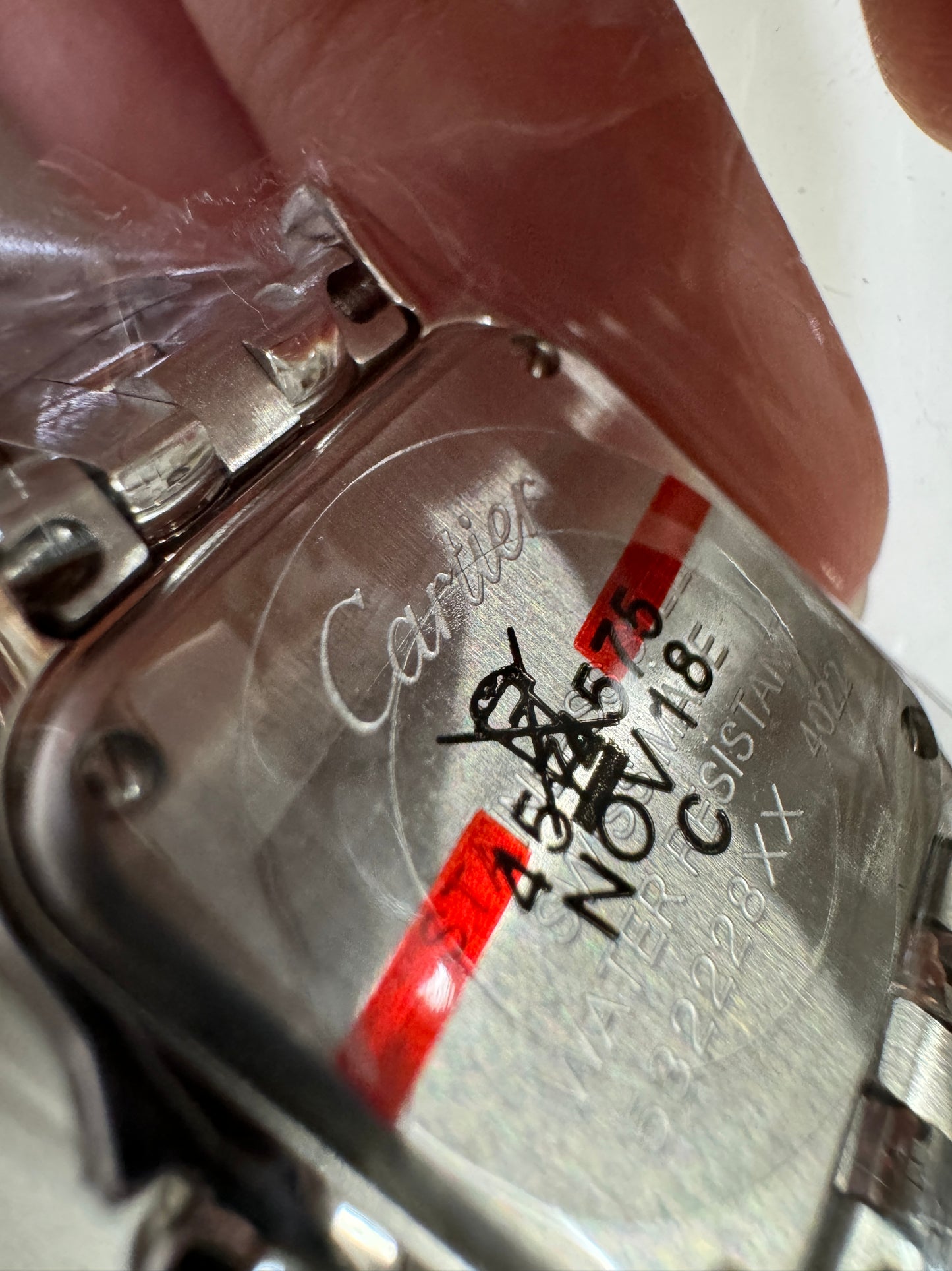 CARTIER 獵豹中號 天然真鑽 銀色