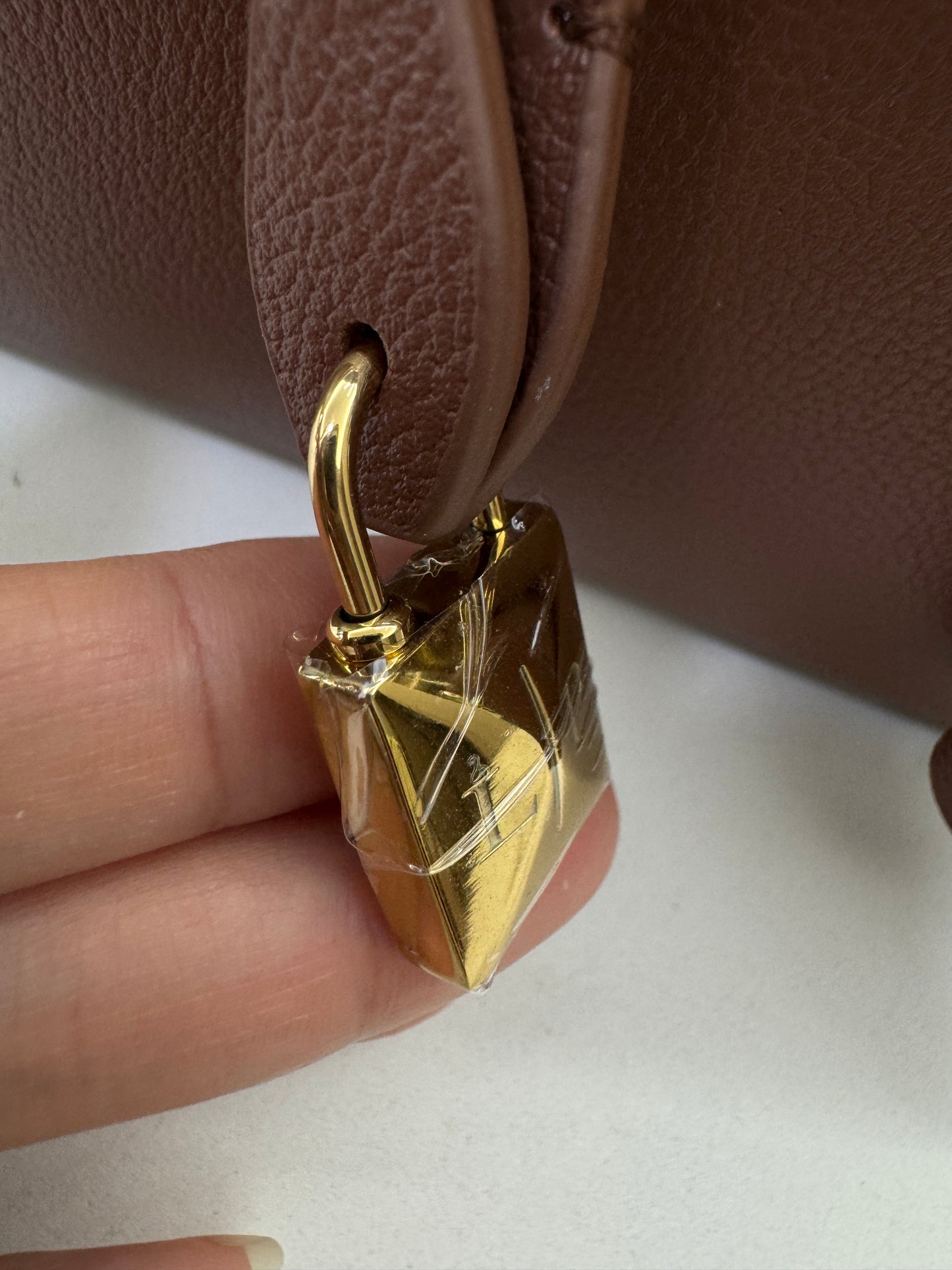 LORO PIANA Extra Bag 23 焦糖棕色