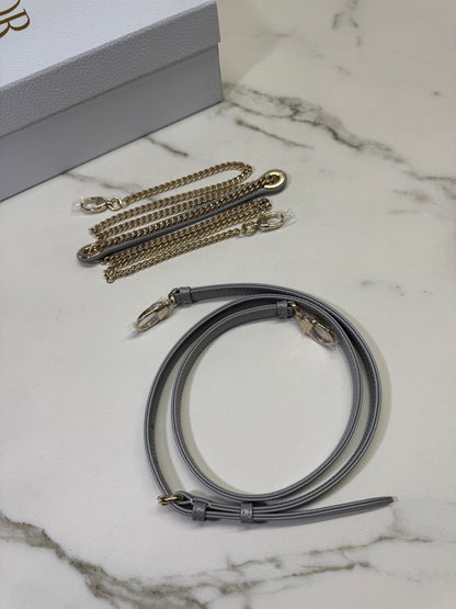 DIOR Lady Dior Mini 珠光灰